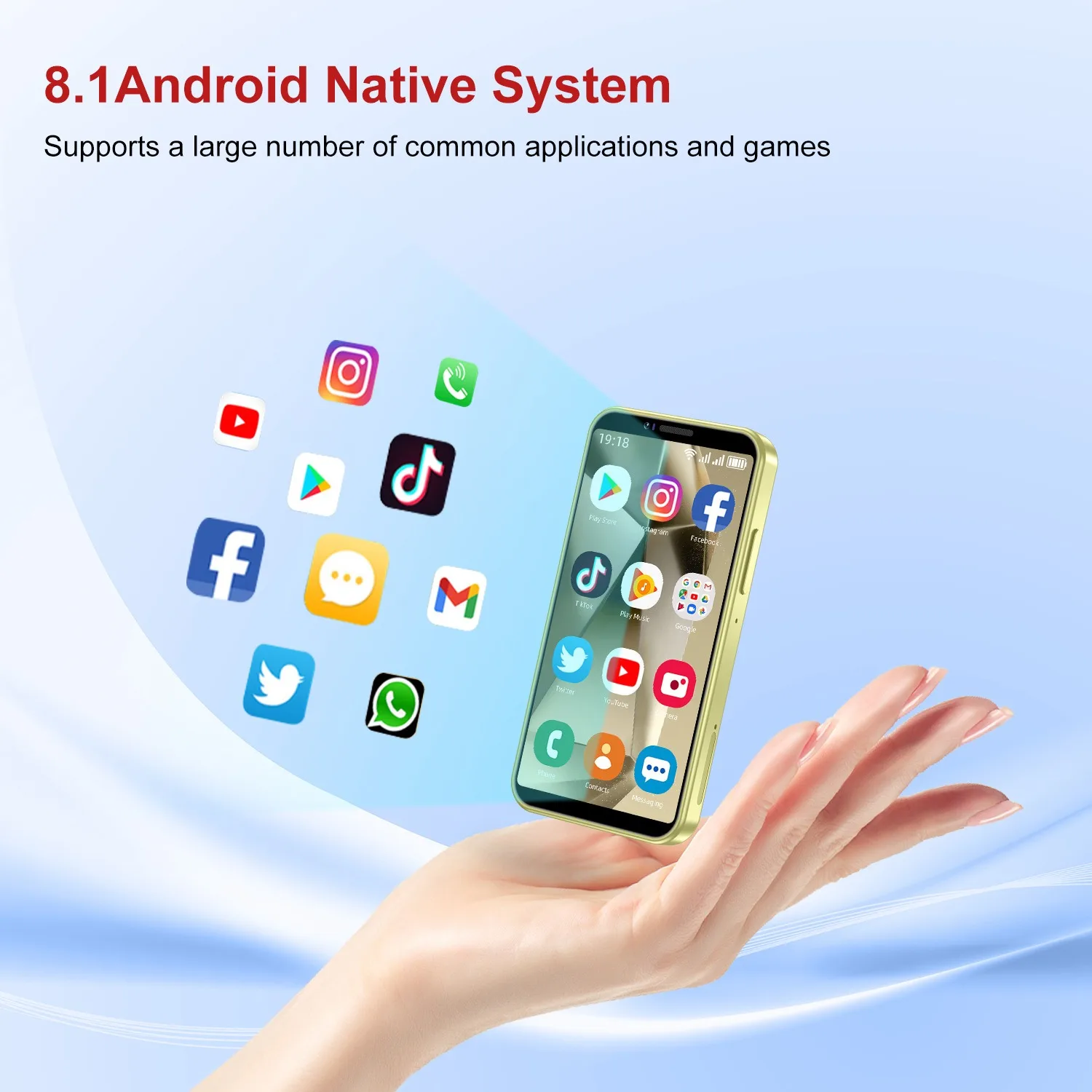 2024 Новый маленький смартфон S24 Ultra 3 5 дюйма с двумя SIM-картами 4G WCDMA Android 8 1 ГБ + 64 GPS WIFI