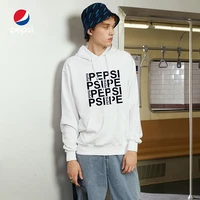 pepsi cola 2022 autumn and winter new hooded personalized print pullover top simple and comfortable cotton couple sweater