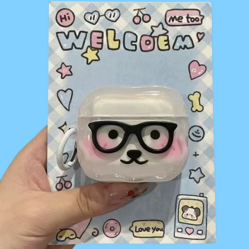 Защитный чехол для наушников Anime Chiikawa Haniwa Bluetooth для AirPods Pro 2, AirPods 4, New 5, беспроводной, с защитой от потери, мягкий, милый, кавайный (art.: 3920da306be7d) - 3920da306be7d