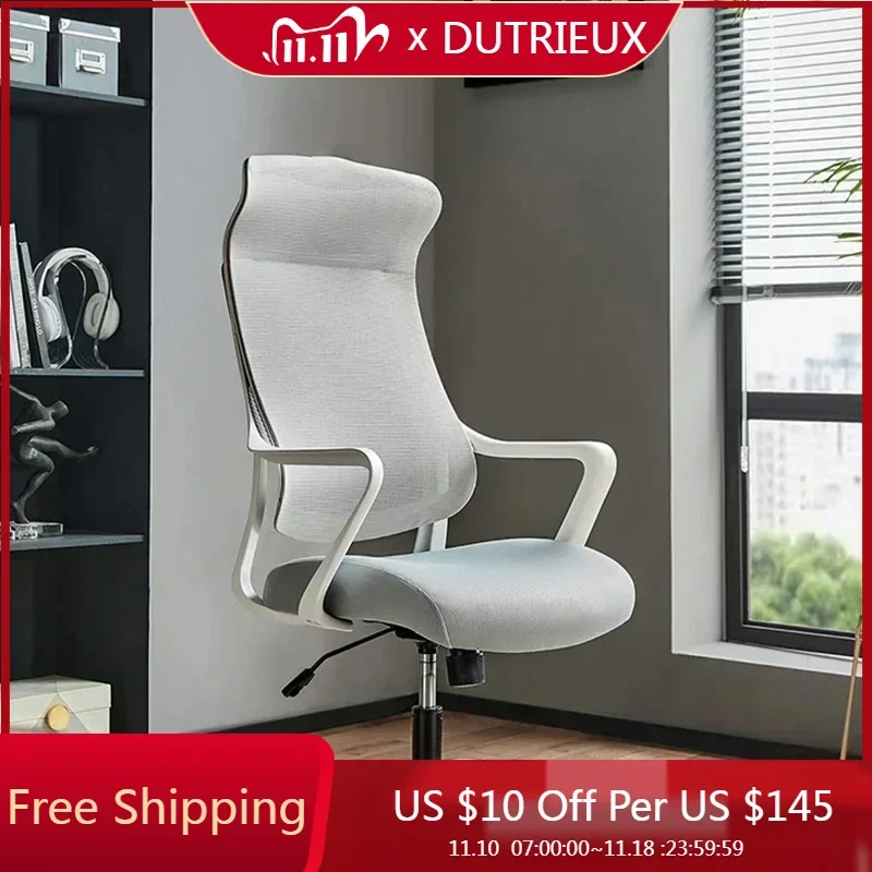 Удобный эргономичный офисный стул на колесах накладки подлокотники игровое