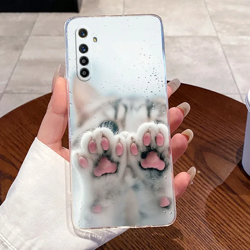 Чехол для Realme XT Realme 6 6Pro 5 5Pro 5i 5s 6i Роскошный дракон милый крутой прозрачный мягкий силиконовый чехол для мальчиков и девочек задняя крышка (art.: 3920d4930120b) - 3920d4930120b
