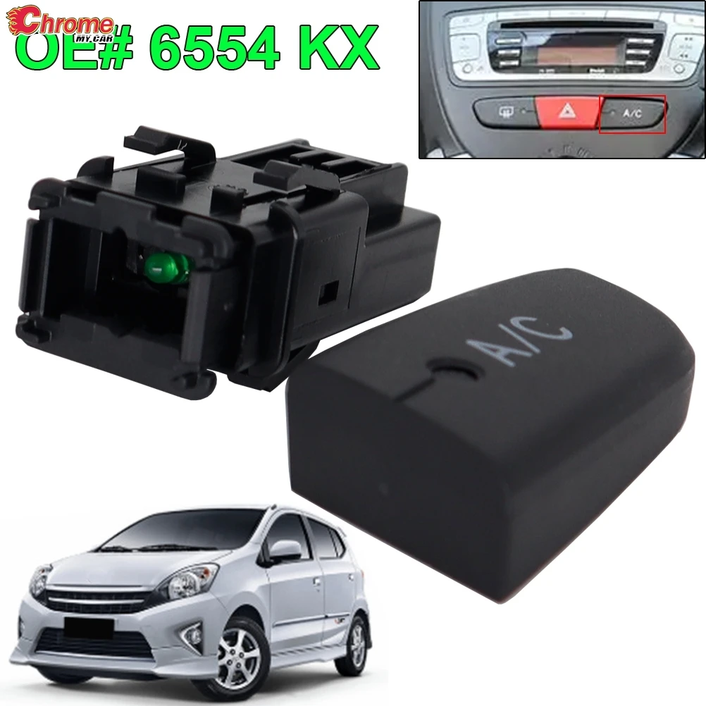 Автомобильный переключатель кондиционера кнопка автоматическая ручка для Peugeot