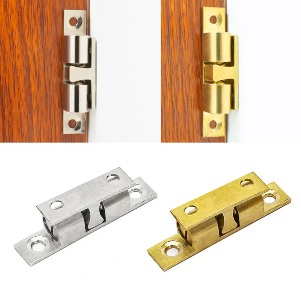 

Closing Latch Rustproof Security KItchen Door Snapper With Free Screws Cabinet Connection Pure Copper Door Snapper For Home