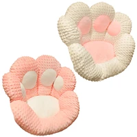 cute cat paw cushion lazy sofa soft chair floor cushions cozy floor cushion seat pillow gift skin friendly floor mat for girl