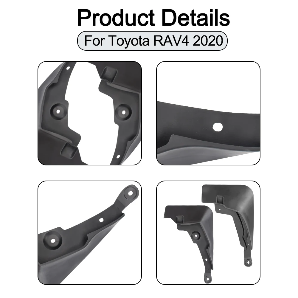 4 шт./комплект брызговики для Toyota RAV4 2020