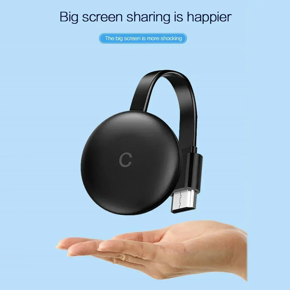Беспроводной Wi-Fi дисплей с зеркалом на экран 1080P HD TV G12 Stick для Chromecast 4K