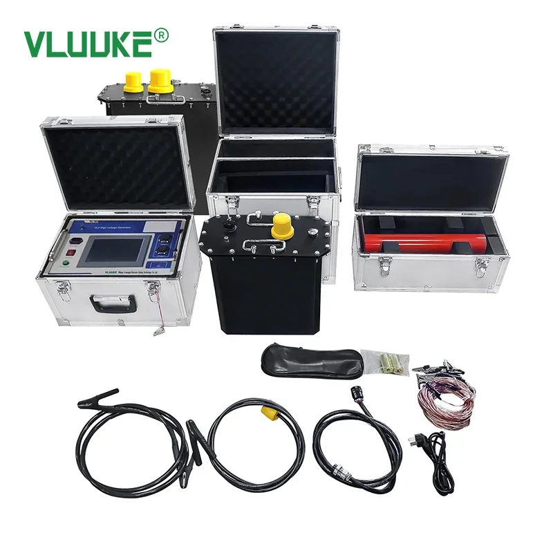 VLUUKE 6080KV VLF Hipot Tester IEC Стандартное совместимость 0,1 Гц Очень низкочастотный генератор высокого напряжения для кабеля XLPE (art.: 3920d21b8400a) - 3920d21b8400a