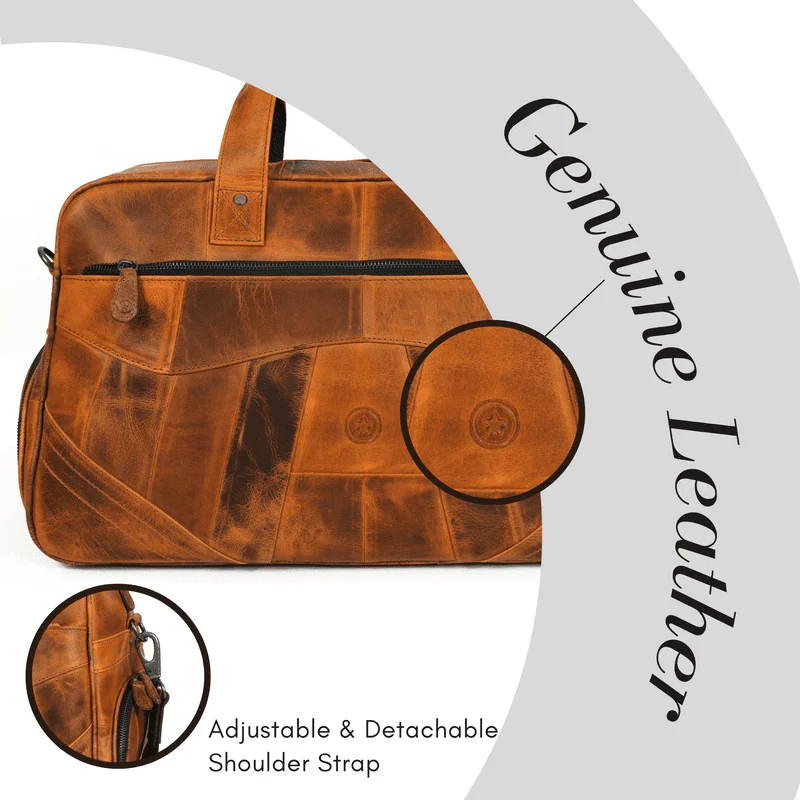 Genuine Leather Duffle Bag 20