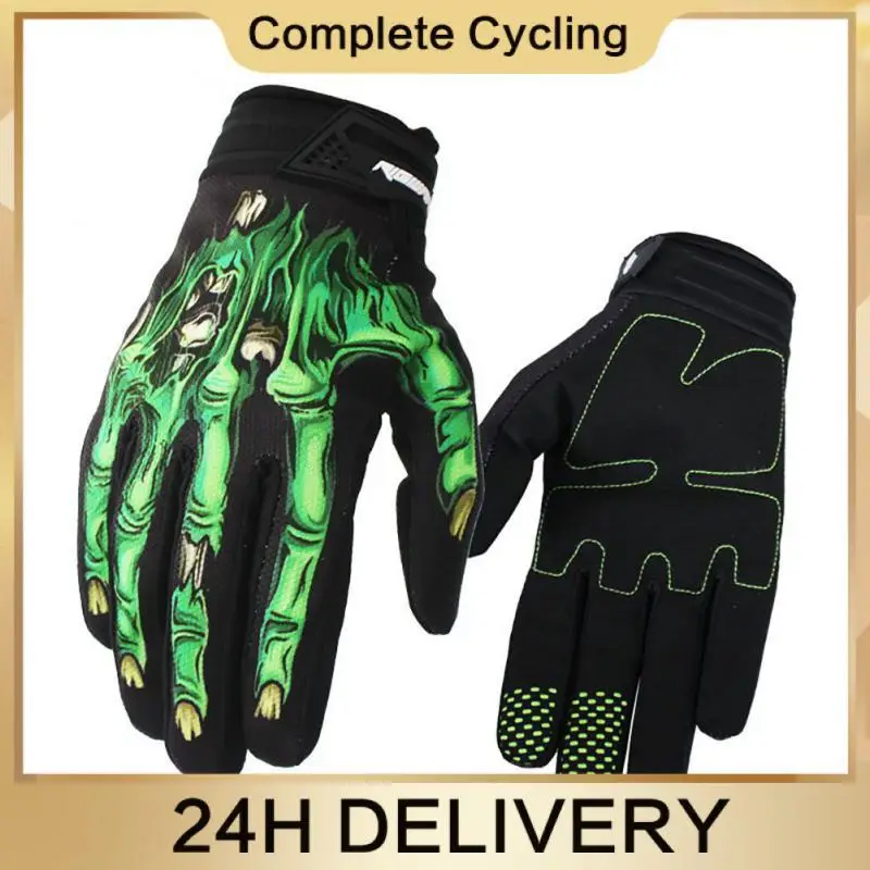 

Skull Cycling Gloves Hand Protection Full Finger Silicone Padded Outdoor Sports Camping Hiking Motorcycle Skiing Claw Gloves
