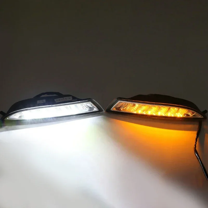 Для VW Scirocco 2008-2013 Автомобильная передняя светодиодная боковая габаритная лампа