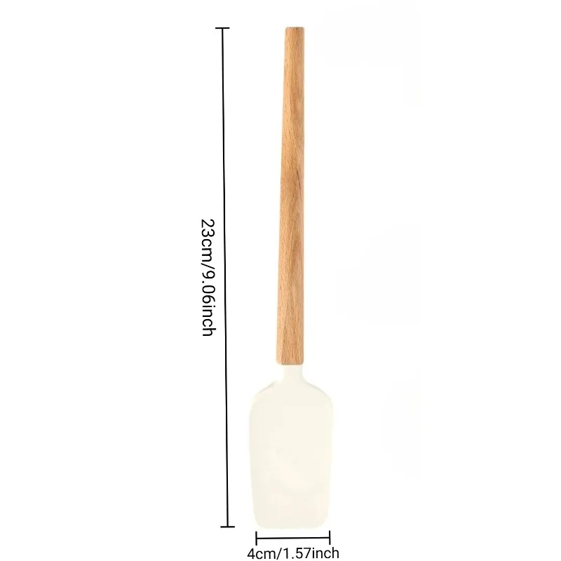 

Силиконовая лопатка с деревянной ручкой