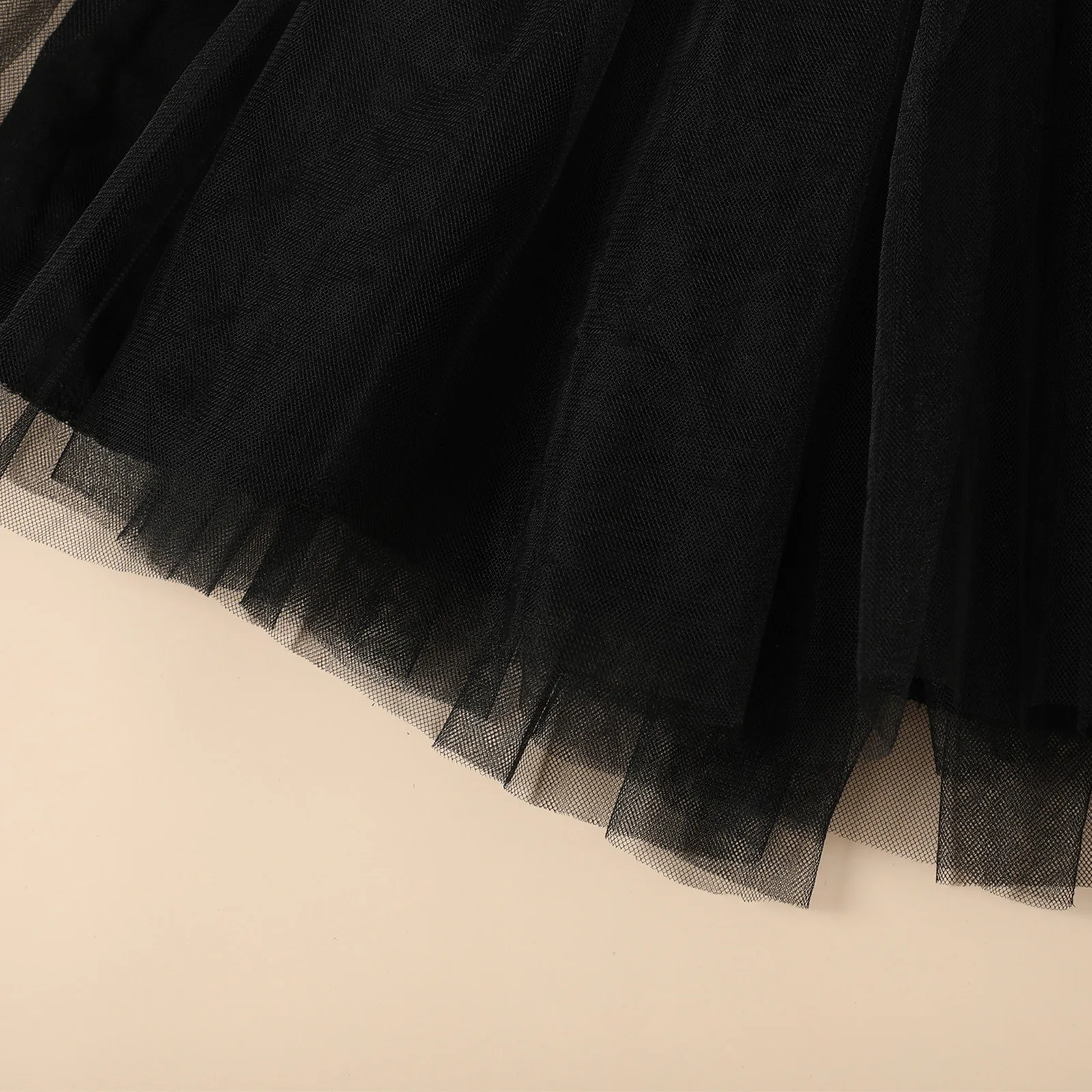 1-6Y Girl Halloween Dress Black Cat Print Cartoon Mesh Tulle Princess Dresses For Girls 2022 Festival Halloween Costume For Kids