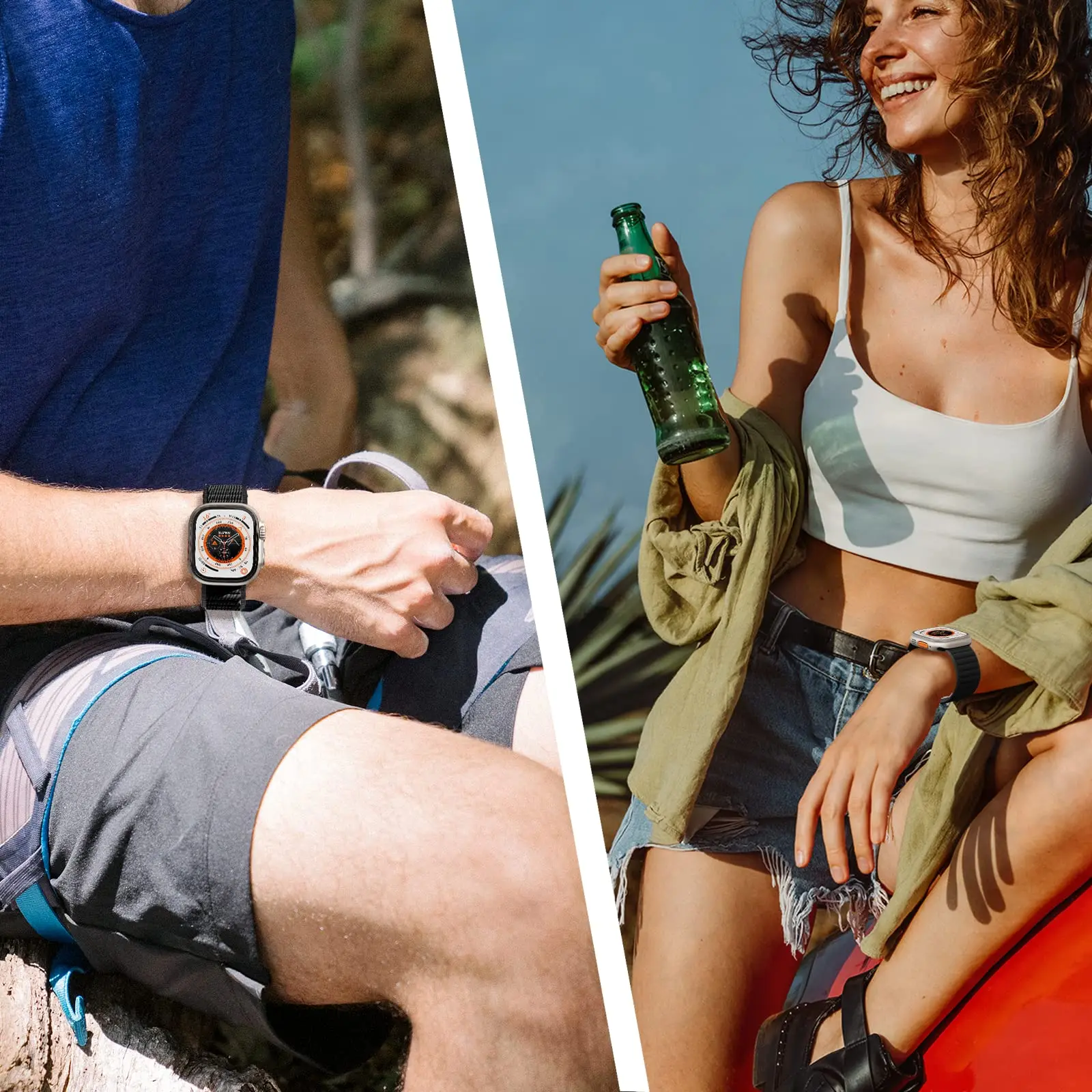 Ремешок Alpine для Apple watch Ultra, браслет с застежкой-пряжкой для iWatch series 7 6 5 3 se 8, 49 мм 44 мм 45 мм 40 мм 41 мм 42 мм 38 мм (art.: 3920bfb2985bc) - 3920bfb2985bc