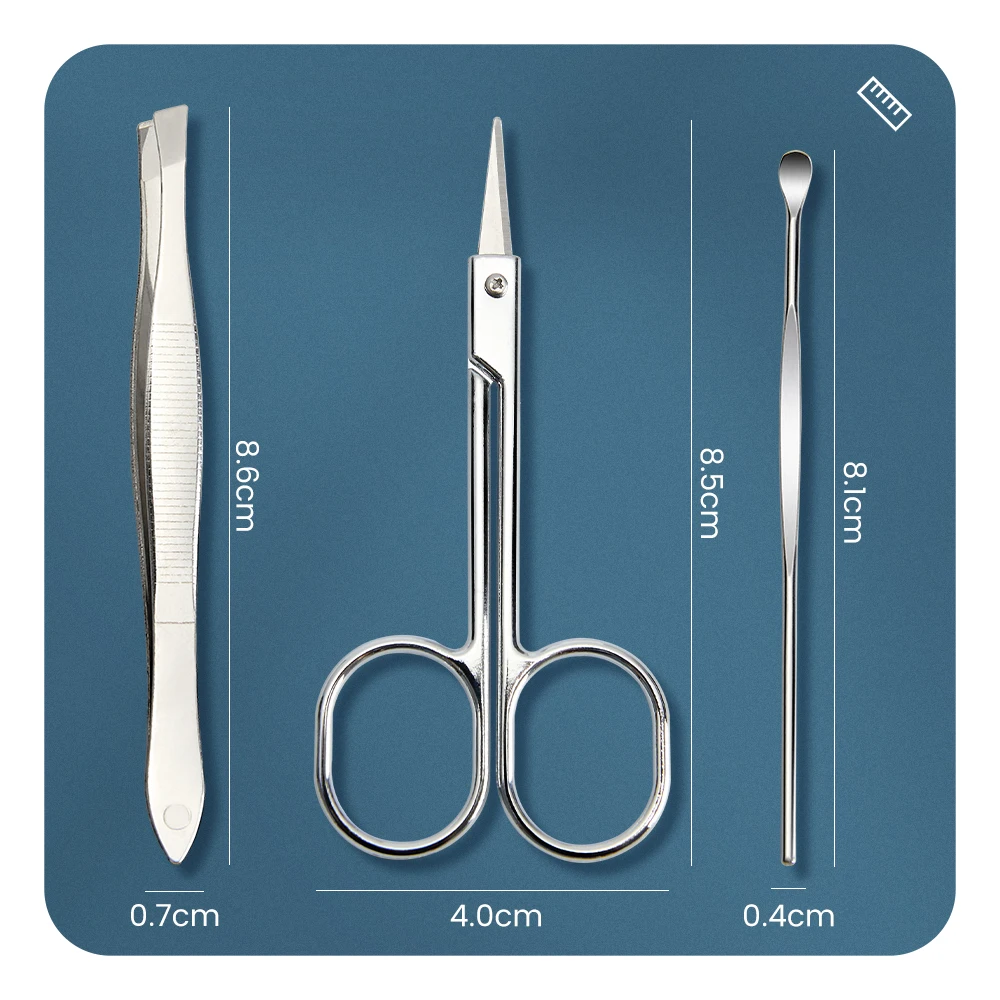 7 шт. ножницы кусачки для ногтей набор плоскогубцы омертвевшей кожи нож педикюра