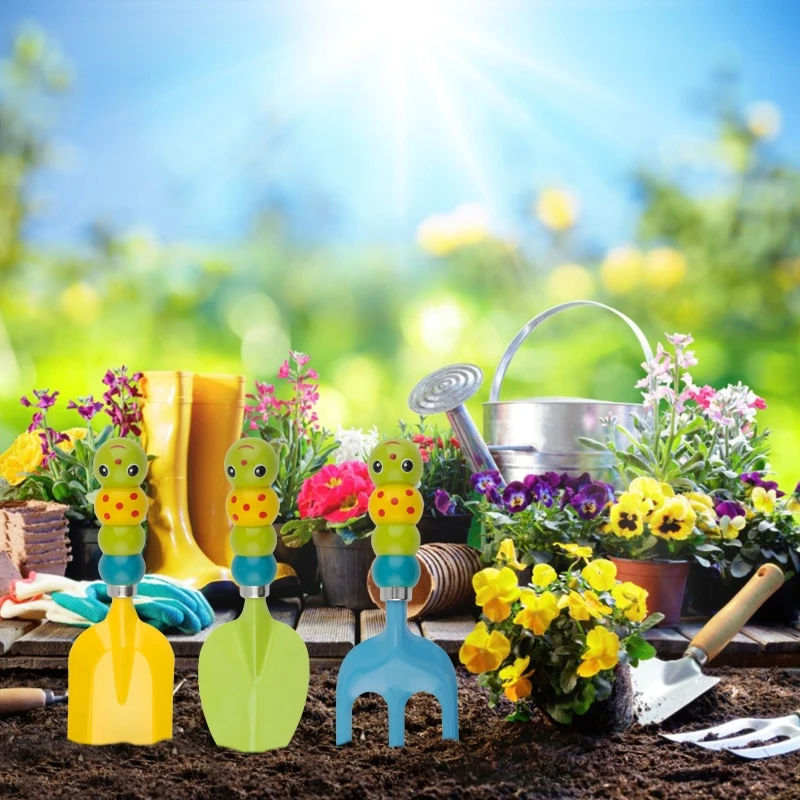 

Милый ручной металлический реальный сад ослабление почвы посадки инструменты для малышей ребенка