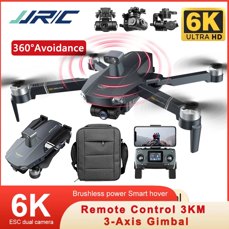 

Дрон JJRC X20, Квадрокоптер с GPS, Wi-Fi, FPV, 6K HD, камерой, 3-осевым шарниром, время полета 28 минут, профессиональные ру дроны, игрушки с дистанционным управлением