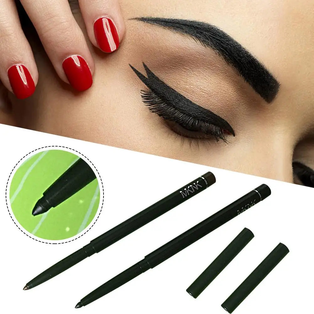 

Black Brown Matte Eyeliner Gel Pencil Pigment Waterproof Cosmetics Smooth Silkworm Eye Non-smudged Lasting Lying Pen Sweat- K9T1