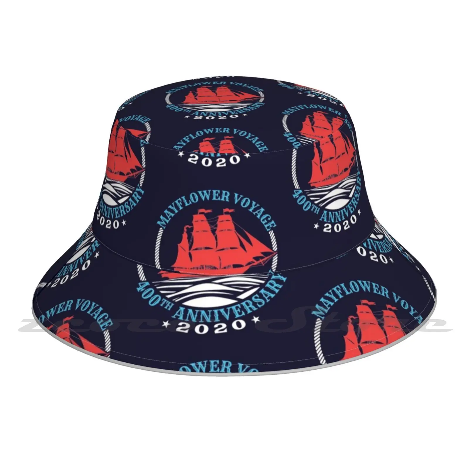 Кепка Mayflower на 400-ю годовщину 2020, складной солнцезащитный козырек «сделай сам», модная удобная Панама для отдыха, Кепка для Mayflower, для плавания, на День Благодарения