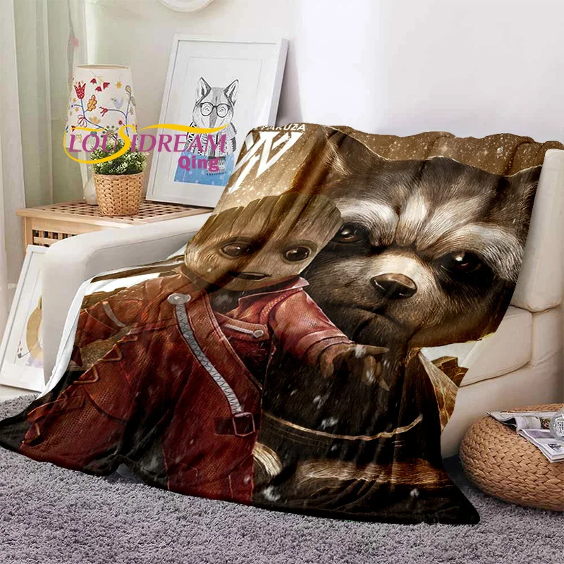 Фланелевое Одеяло с рисунком из мультфильма грута и Маленького Пони мягкое