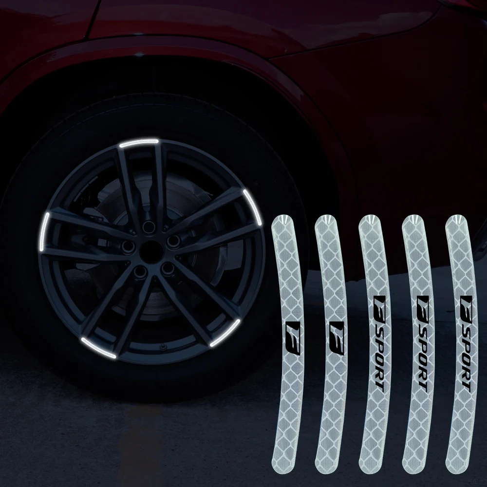 For Lexus F LFA ISF GSF RCF F SPORT ct gs nx es if lc ls 20pcs Reflective car stickers wheels hub car accessories