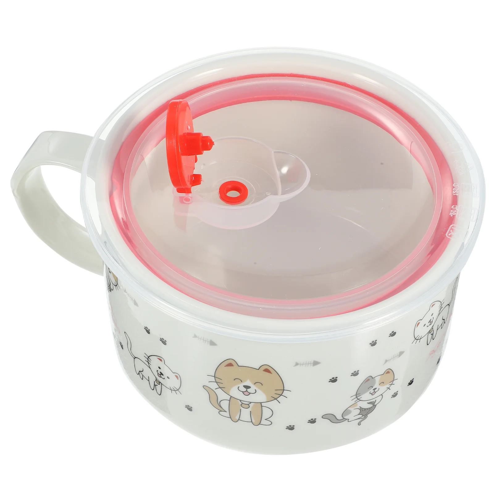 

Household Ramen Bowl Handle Design Bento Bowl Convenient Lunch Eat Bowl Lunch Supply