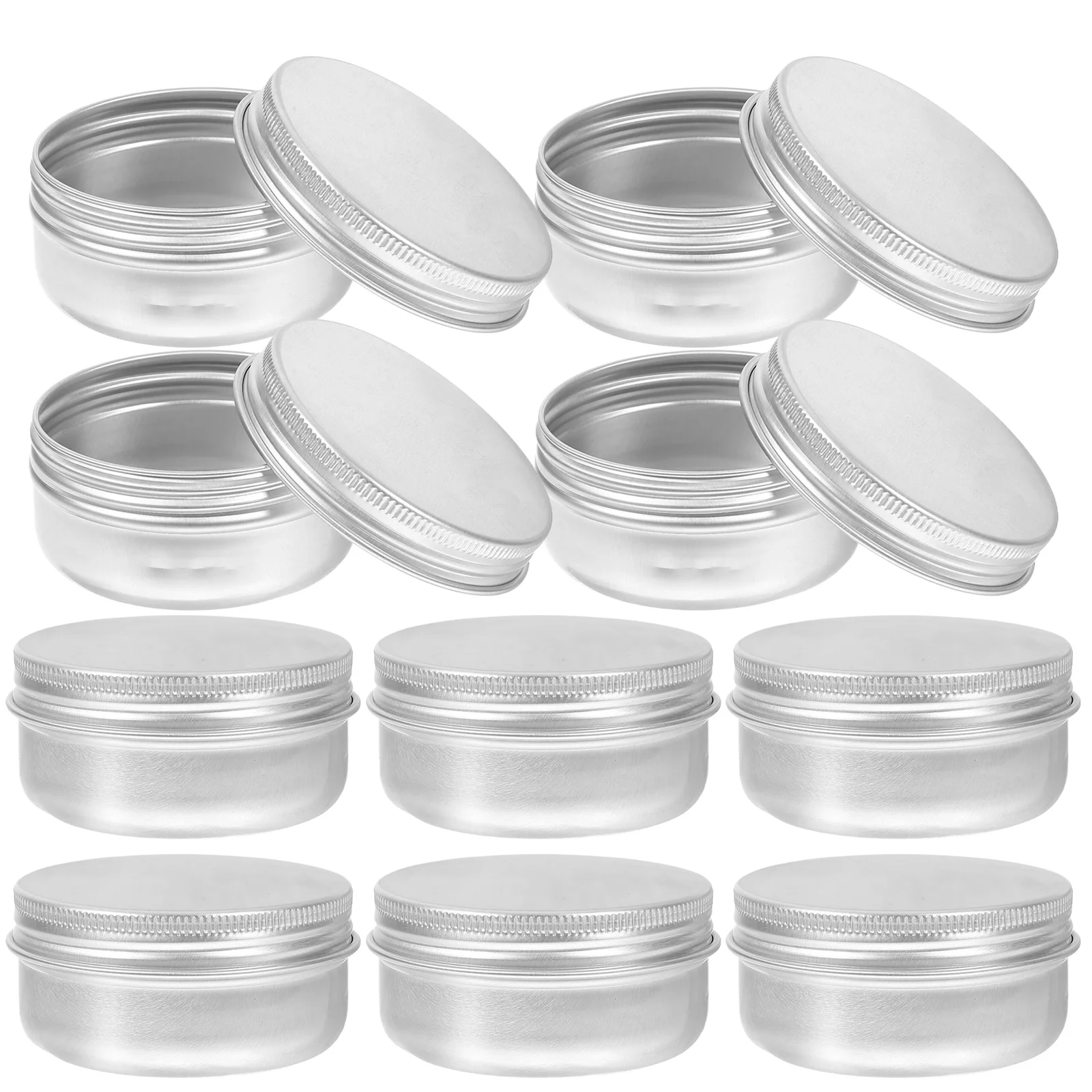 18 шт. маленькие банки для специй жестяные контейнеры с крышками кремовая нить