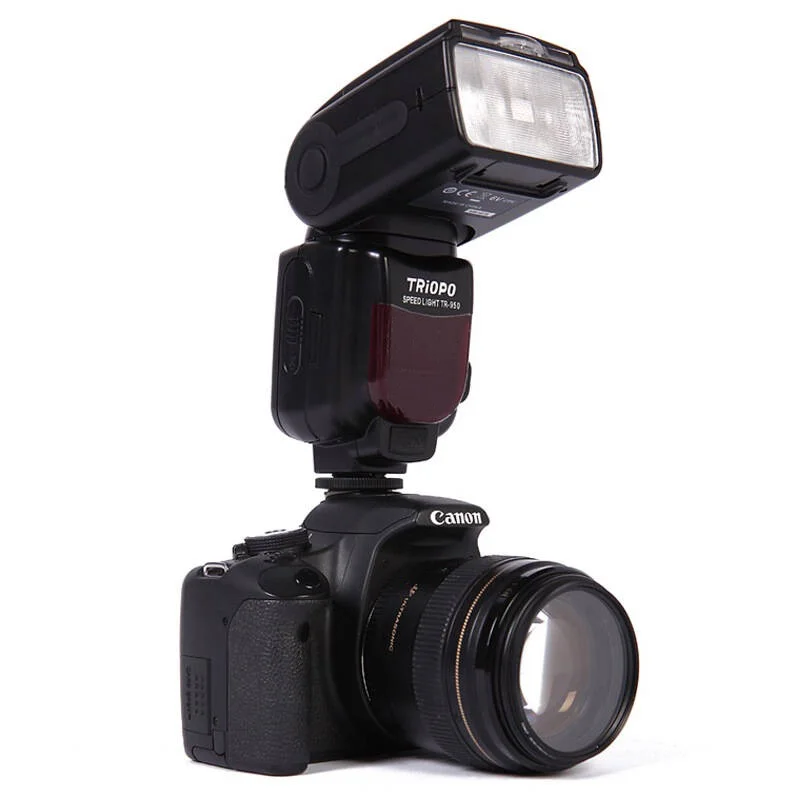 TRIOPO TR-950 Flash Speedlite GN35 ЖК-дисплей для Canon 7D Mark II 5D Mark II III IV 1300D 1200D 1100D 750D 700D 650D 600D 550D (art.: 3920cd34eb842) - 3920cd34eb842
