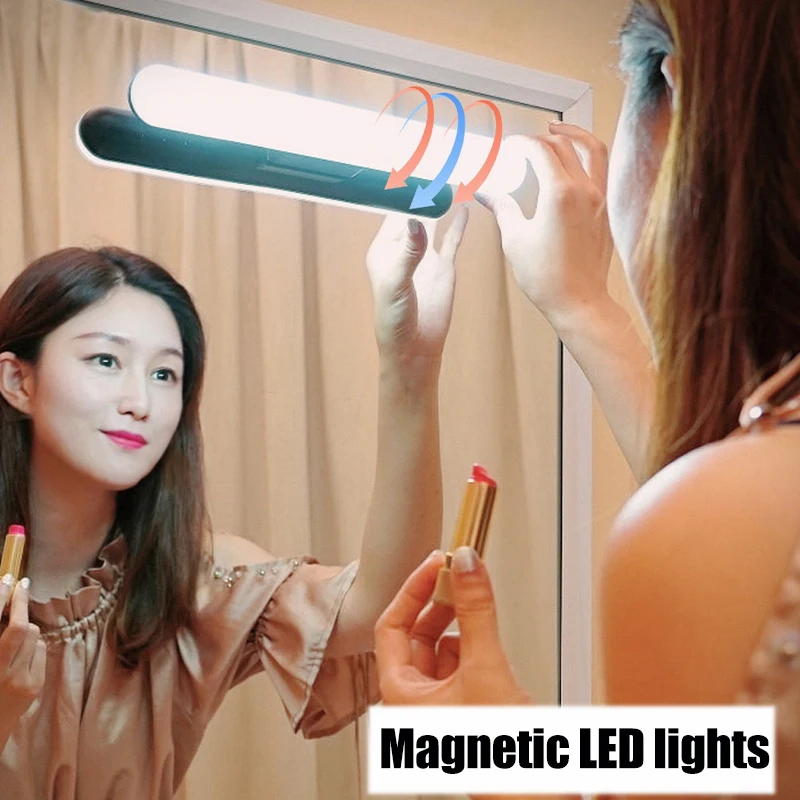 

Light Mirror Touch Switch Light Magnetic Lamp Light Hanging Selfie Protection Eye Portable Rechargeable Lamp Makeup
