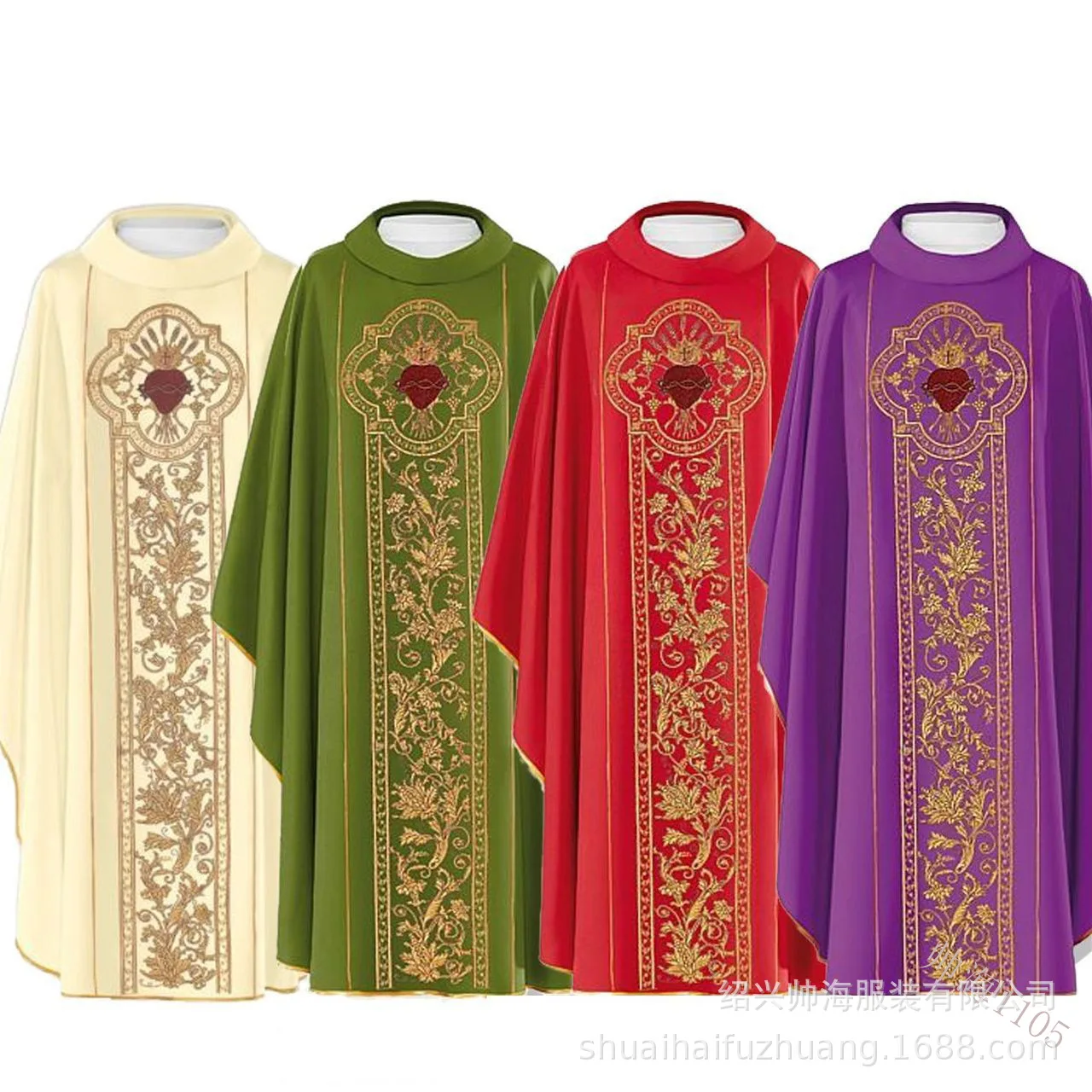 

Unisex Retro Printed Clothes Prayer Robe Gown Church Dress Priest Monks Missionary New Loose Size Party Cosplay Costumes