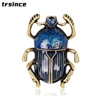 cute fashion bug insect brooch color enamel beetle brooch costume accessories man woman party brooches pin gift