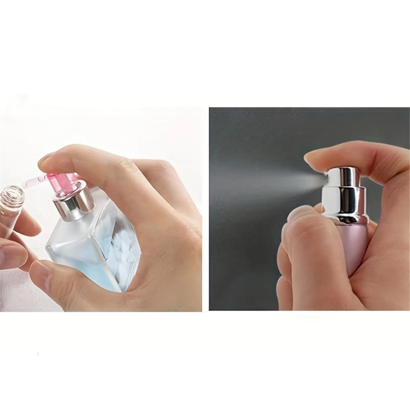 5 мл Портативный Мини Алмазный стеклянный многоразовый флакон для духов с