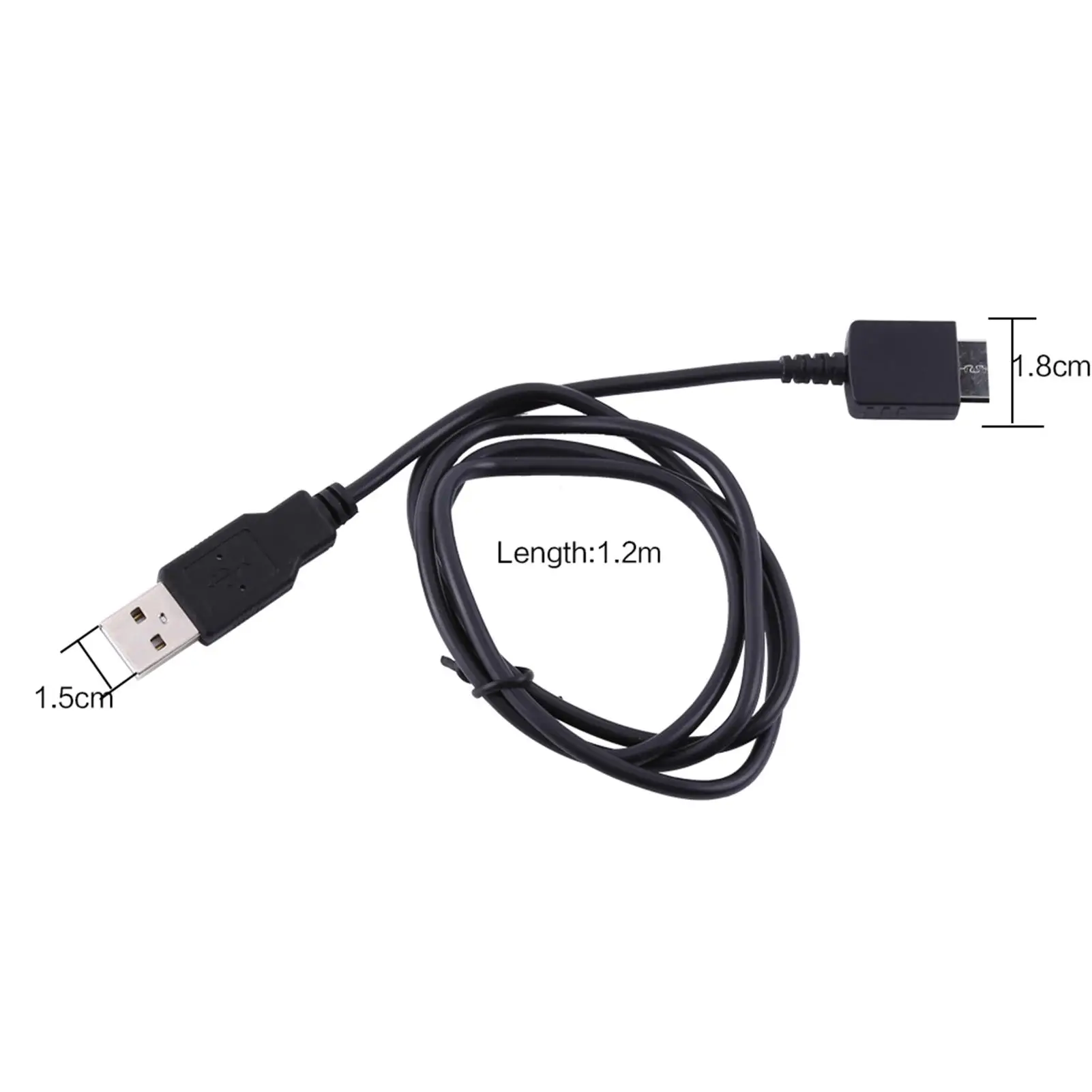 Кабель для быстрой зарядки данных USB 2.0 проигрывателей MP3 MP4 — совместим с WMC-NW20MU