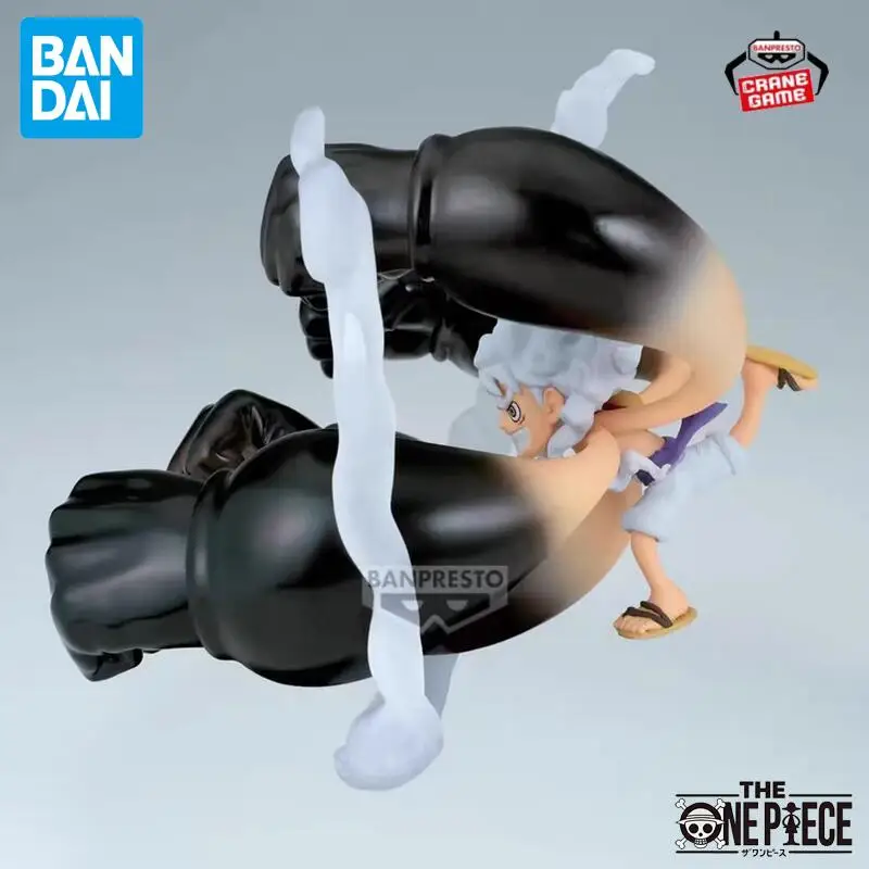 Фото Оригинальная фигурка Bandai Banpresto ONE PIECE WCF Nika Luffy Gear 5 White Gun Barrage, специальная коллекционная фигурка, аниме-фигурка, кукла, игрушка, подарок №3