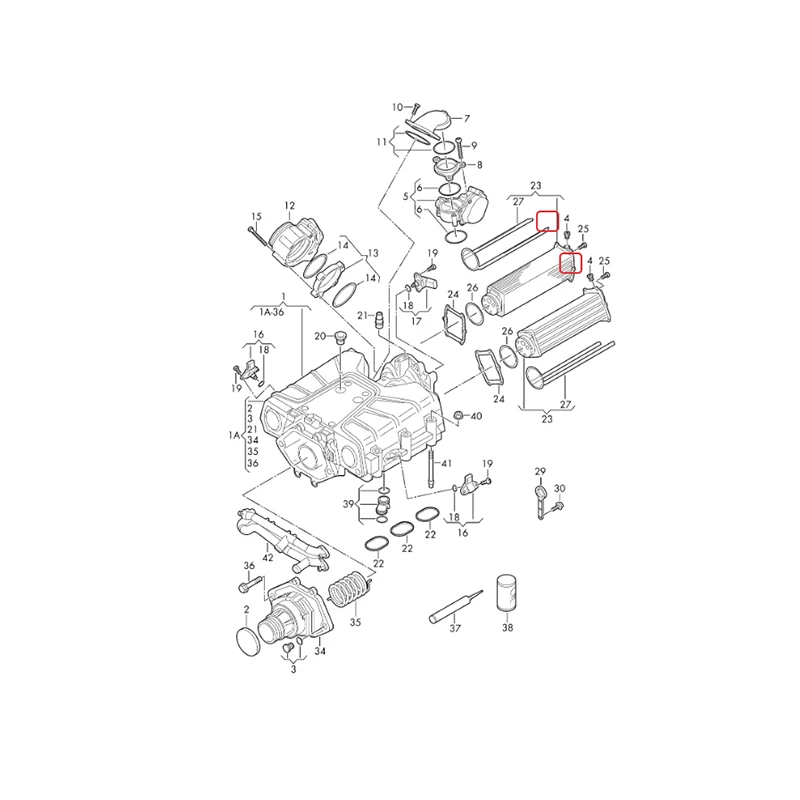 2 шт. Винт прокачки радиатора турбокомпрессора 06E 127535 B для VW Touareg Audi A4 A5 A6 A7 A8 Q5 Q7
