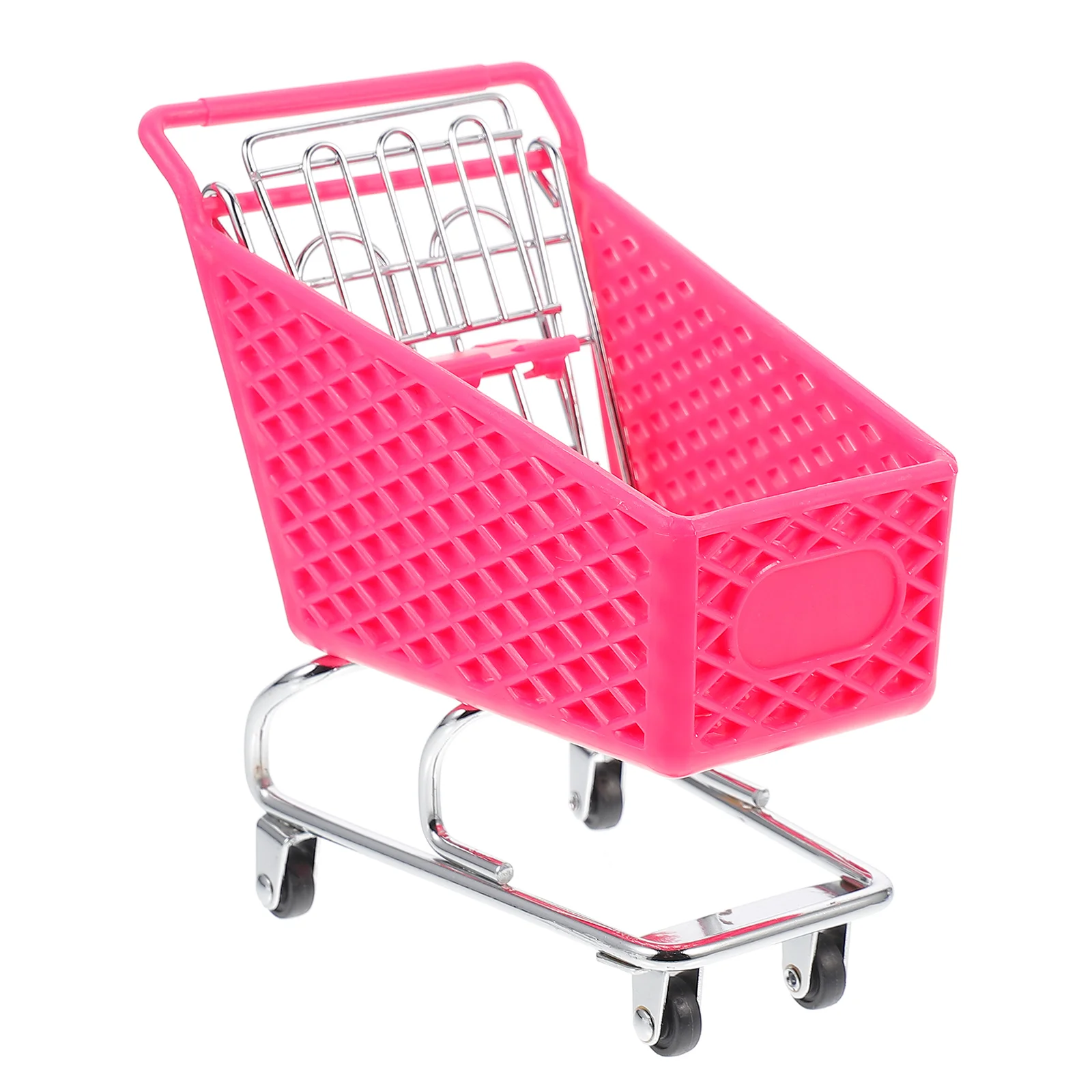 

Cart Shopping Mini Supermarkettrolley Miniature Grocery Basket Storage Holder Desk Handcart Smallmodel Carts Kidsjewelry Play