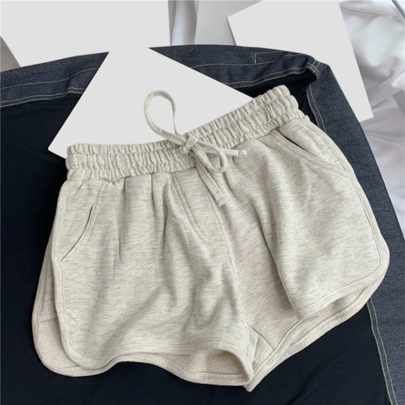 

Women's Sports Yoga Shorts Women Summer Anti Emptied Skinny Shorts Casual Gym Lady Elastic Waist Beach Short Pants NEW