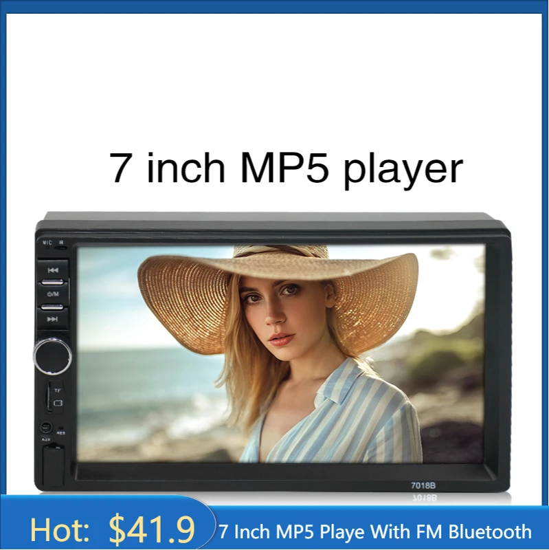 

7-дюймовая универсальная Передняя панель: 178 мм * 100 мм стерео радио с Радио BT Wince MP5 автомобильное радио стерео аудио Mirror-Link Aux головное устройство