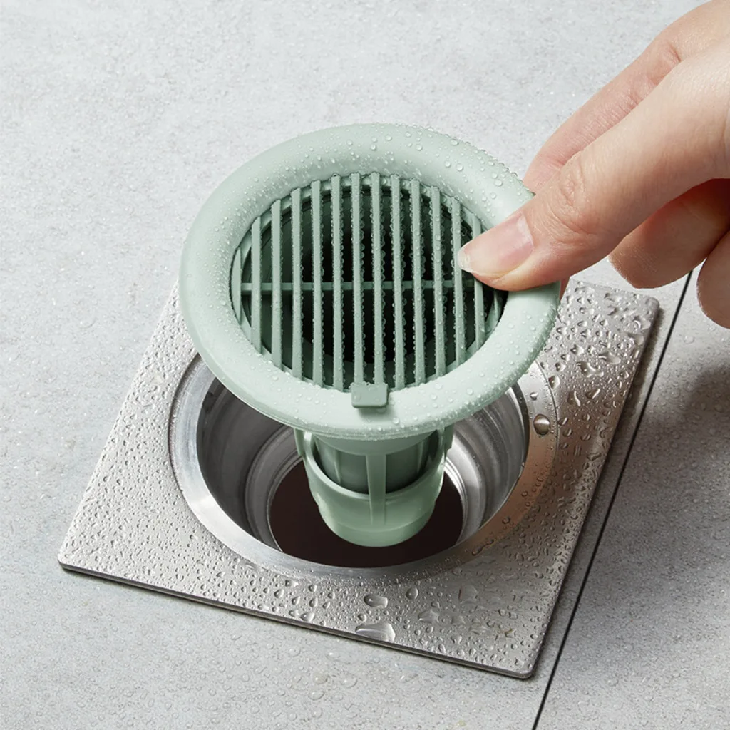 Bathroom Shower Floor Strainer Floor Drain Core Drain Backflow Preventer Hair Catcher Hair Filter Sink Kitchen Deodorant Drain