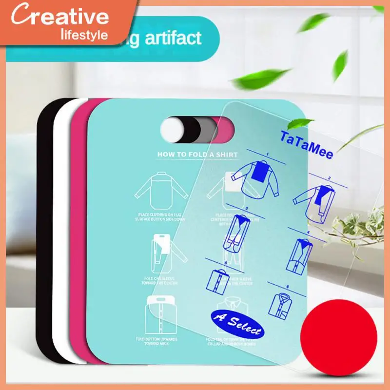 

Lazy Folding Stacking Board Convenient Adult Clothes Shirt Folding Board Clothes Board Storage Organizing Save Time