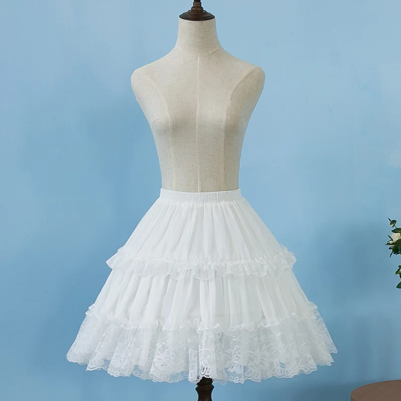 

Puffy Lolita Violent Skirt Support Women Daily Fish Bone Cosplay Petticoat Adjustable Bulkiness Underskirt Wedding Accessories