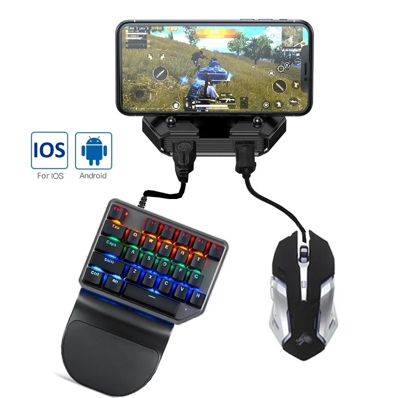 

Gamepad Pubg Mobile Android PUBG Controller Mobile Controller Gaming Keyboard Mouse Converter For IOS iPad to PC For Bluetooth