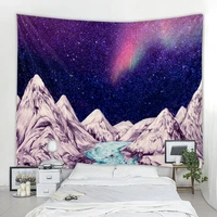 3d starry sky background decoration tapestry curtain nordic bohemian style tapestry wall cloth bedroom living room background wa