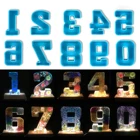 Силиконовая форма с номером 1-9, форма для рукоделия из эпоксидной смолы, литье для рукоделия, украшения для дома и вечеринки, пластырь