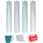 Прозрачная переводная бумага 30x20 см с выравниванием сетки для клея Cricut, виниловый переводной лист для переводных картинок, рукоделия, наклеек