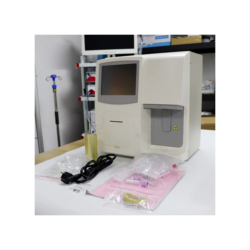 SY-B004 High performance Auto 3 parts hematology analyzer human hematology analyzer blood analyzer price