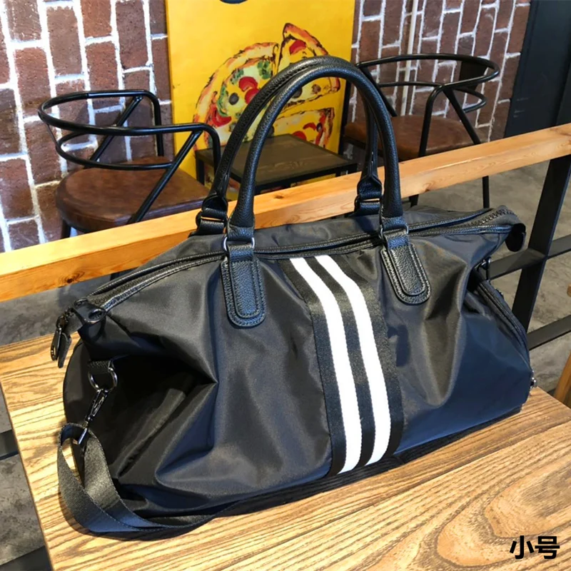 Han edition overnight bag bag large capacity travel luggage handbags for men and women dry wet depart gym bag