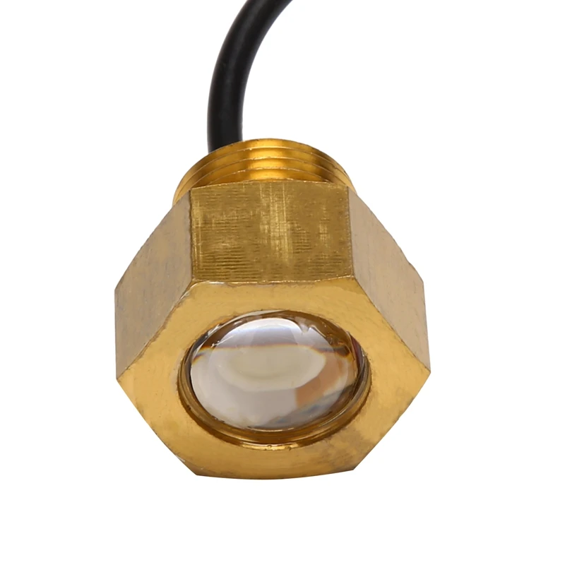 Латунный сверхъяркий Синий СВЕТОДИОДНЫЙ Фонарь 12 в 9 Вт для лодки подводный