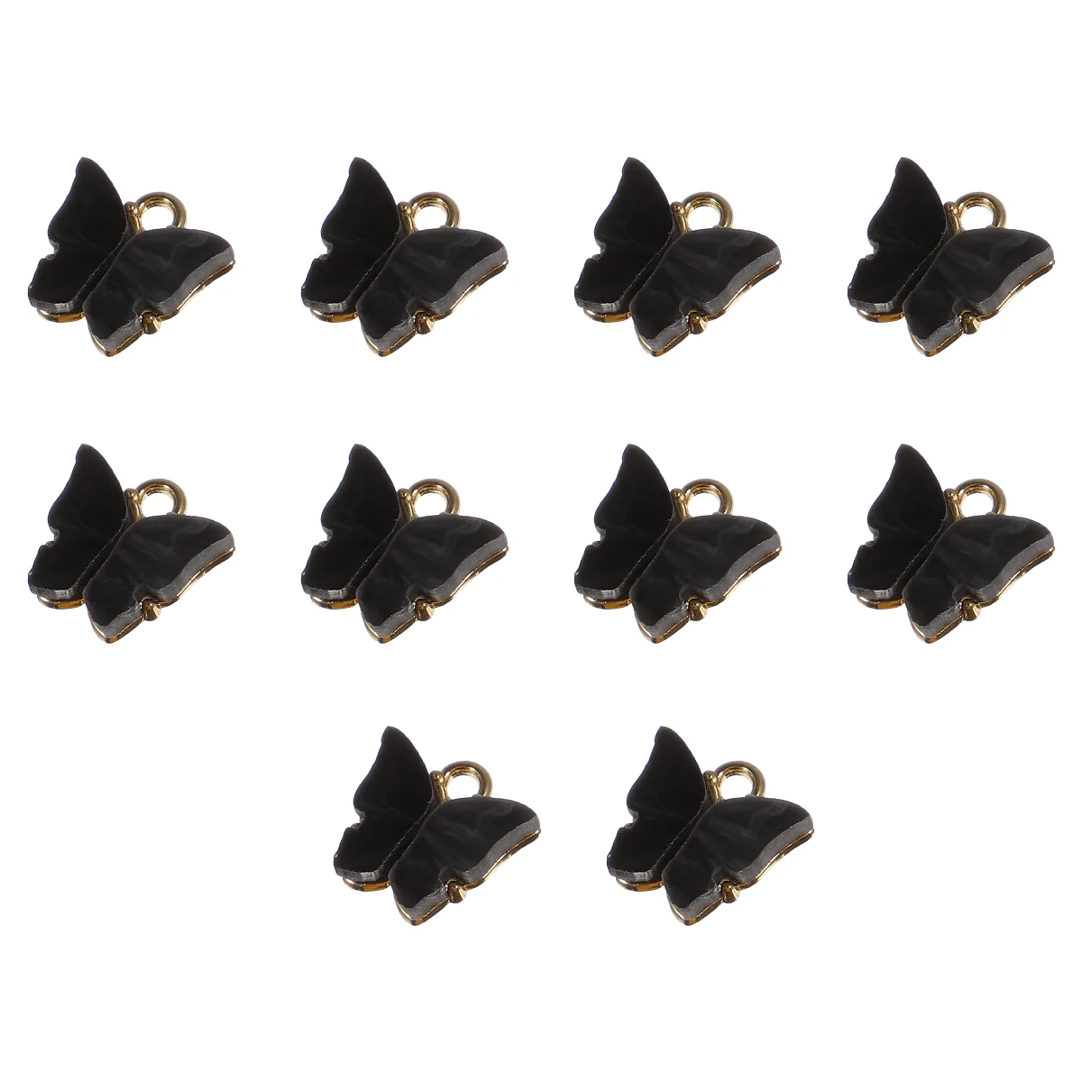 

Charms Pendant Earring Jewelry Acrylic Charm Making Pendantsanimal Black Crafts Alloy Necklace Braceletcute Diy