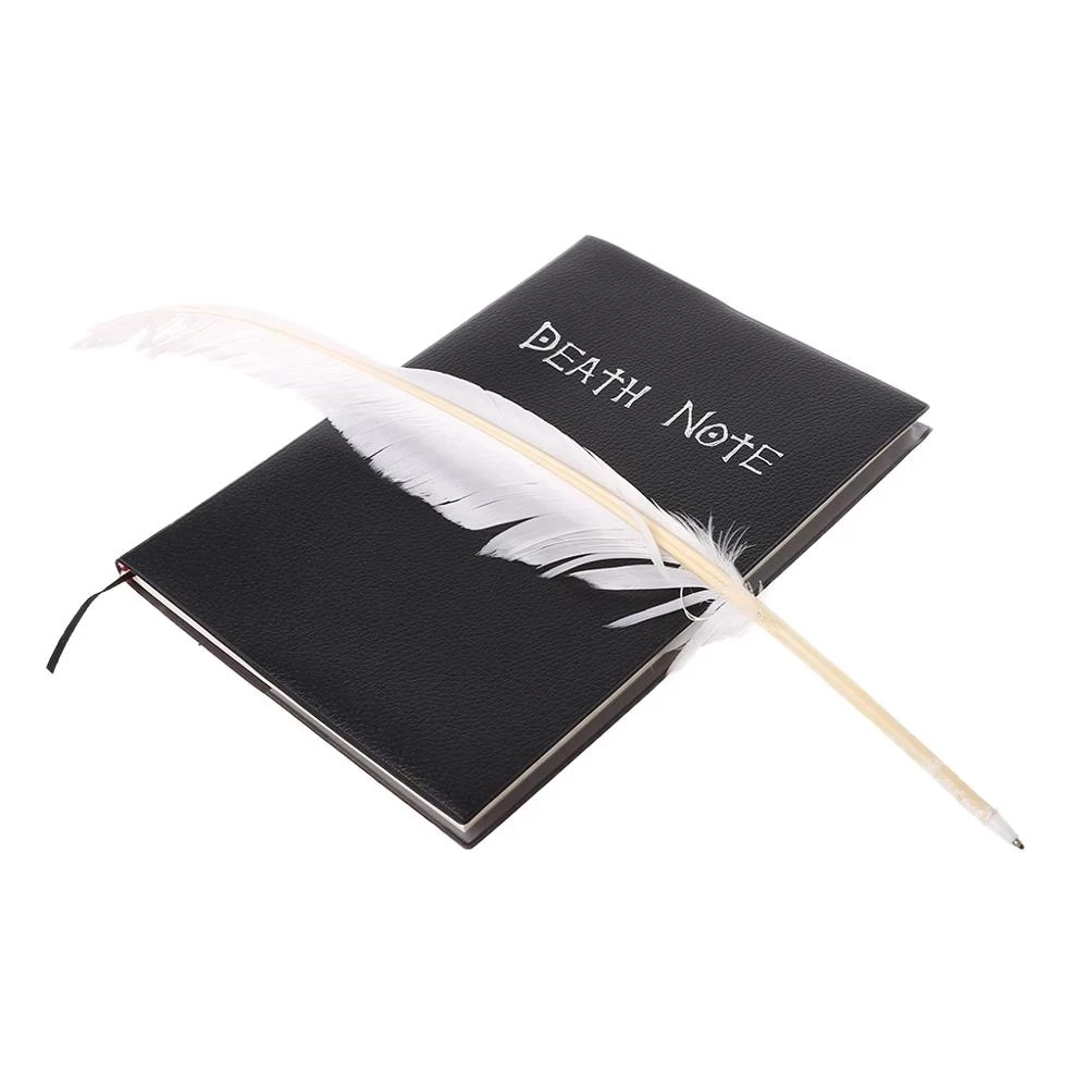 

Блокнот для косплея LOLO Death Note, художественная книга с перьями для путешествий, школы, офиса, журнал