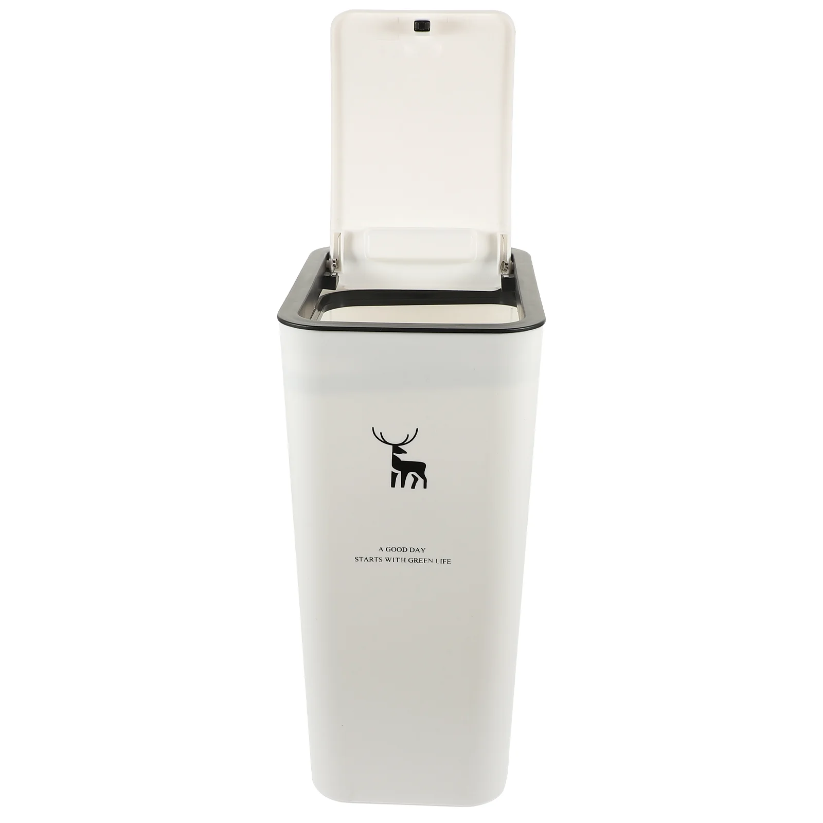 

Push Type Convenient Trash Bucket Garbage Wastebasket Narrow Can Office Accessory Pp Kitchen Bin Slim Bathroom Container